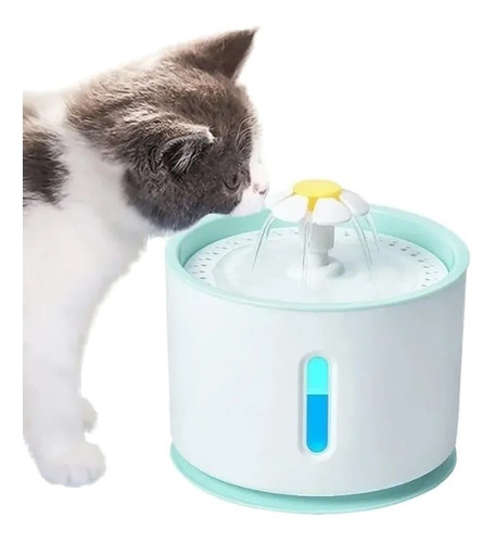 Fuente Dispensador Eléctrico Agua 2.4lts Para Perros Y Gatos