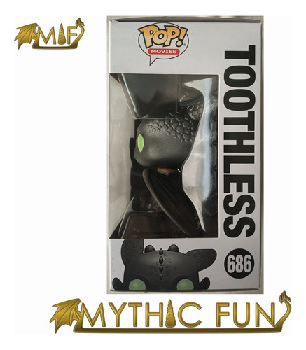 Funko Pop Como Entrenar A Tu Dragon - Toothless 686