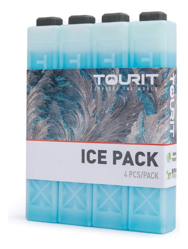 Paquetes De Hielo Reutilizables Tourit Para Cavas  4 Pack