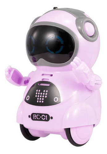 Robot De Bolsillo Rosa 939a Hablando Interactivo Diálogo Vo