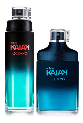 Kit Perfumes Kaiak Oceano Femenino + Maculino 100 Ml Natura