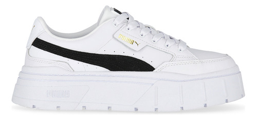 Zapatillas Puma Mayze Metal Mujer En Blanco Y Negro