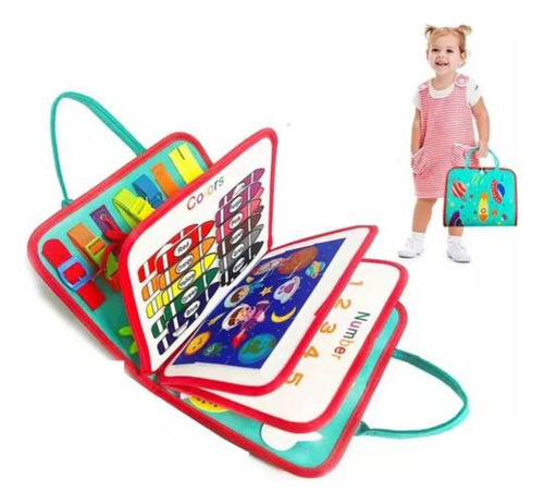 Maleta Atividade Coordenação Sensorial Montessori Infantil