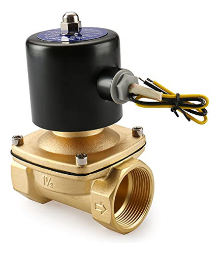 Válvula Solenoide Eléctrica 1-1/2puLG 110 Vac Agua