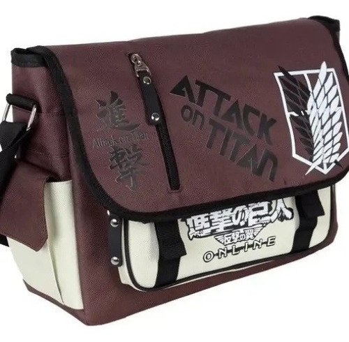 Mochila Escolar Attack Pack Con Artículos De Anime