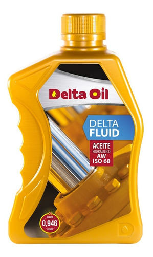 Aceite Hidráulico Delta Fluid Iso 68 Aw - Caja X 12 Cuartos