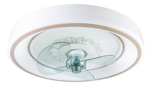Ventilador De Techo, Luz Led, 6 Velocidades, Control Remoto.