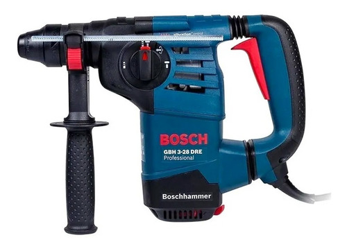 Rotomartillo Bosch Gbh 3-28 Dre 800w 3.5 Jouls Aleman Color Azul