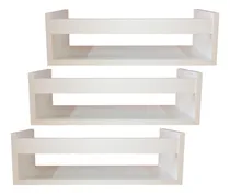 Comprar Kit 3 Prateleiras Estante Parede Porta Livros Revistas 60cm