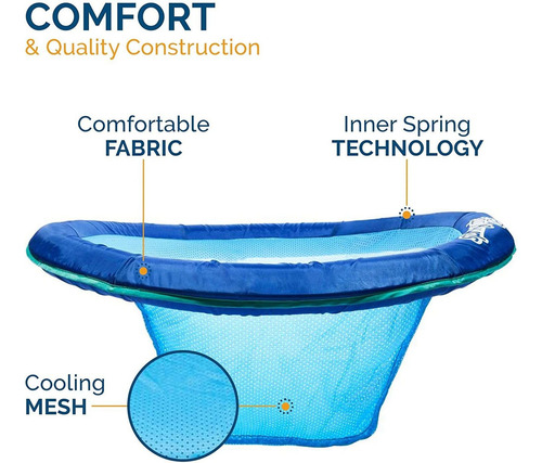 Sillón De Piscina Spring Float Papasan Con Válvula Hy...