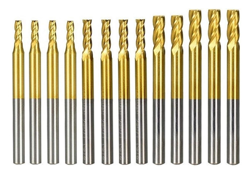 Parts Drill Bit Set 4 Flauta Flat End Mill Cnc Mango