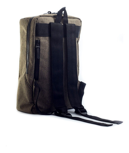 Set Mate Steel + Bombilla + Yerbero + Mochila Matera Olive