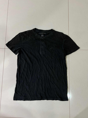 Playera De Manga Corta Para Hombre American Eagle S Negro