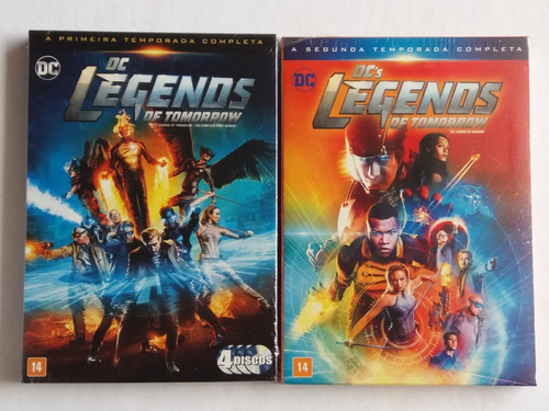 Box Dvd Legends Of Tomorrow 1ª E 2ª Temporadas-origin.-lacr.
