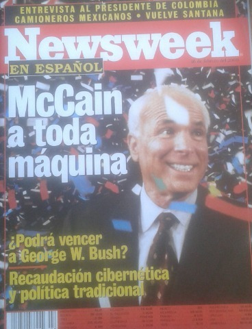 Revista Newsweek 16 Febrero 2000 / Mccain A Toda Máquina