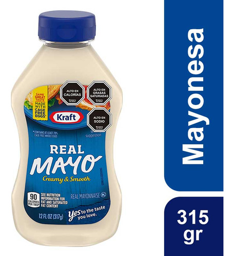 Mayonesa Kraft Squeeze 315g