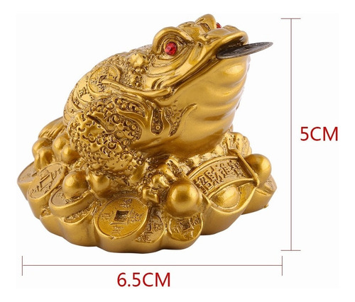 Mz Sapo De La Suerte De Feng Shui Wealth Decoración For El