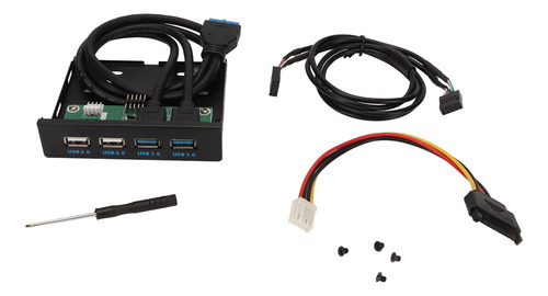 Panel Frontal Usb 3.0 De 3,5 Pulgadas, 4 Puertos Internos De