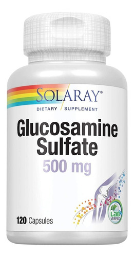 Solaray Glucosamina 500mg 120 Caps - Unidad a $1932