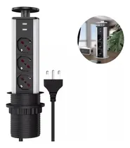Comprar Torre Enchufe Chileno 3 Orificios(3 Enchufes + 2 Usb)