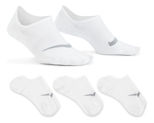 Medias Para Mujer Nike Everyday Plus Lightweight Blanco