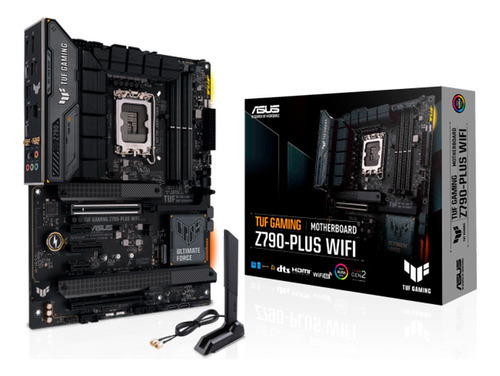 Placa base Asus Tuf Gaming Z790-Plus Wifi LGA 1700 Atx 4xdd5, color negro