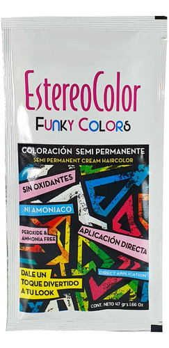  Estereocolor Coloración Semipermanente S/oxidantes X1 Unidad Tono FUCSIA