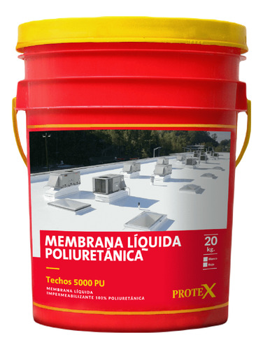 Membrana Líquida Verde 100% Poliuretanica - Protex 5000pu