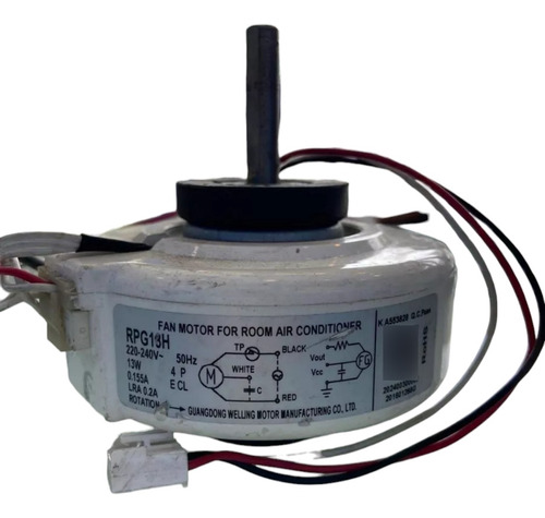 Motor Unidad Interior Aire Acondicionado Rpg13h 13w 0.155a