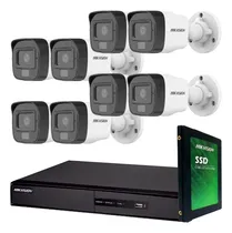 Comprar Kit Camaras Seguridad Hikvision Con Audio !!!! 1080p 2mp M3k