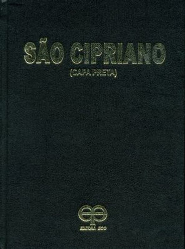 Livro De Sao Cipriano Capa Preta - Editora Eco