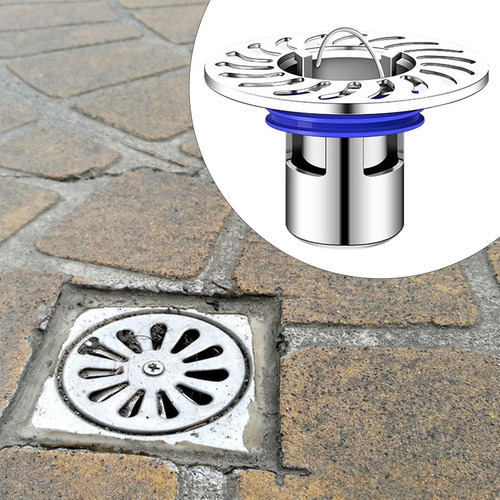 Wf- Ralo Drenagem Piso Chuveiro, Ralo Piso Prata