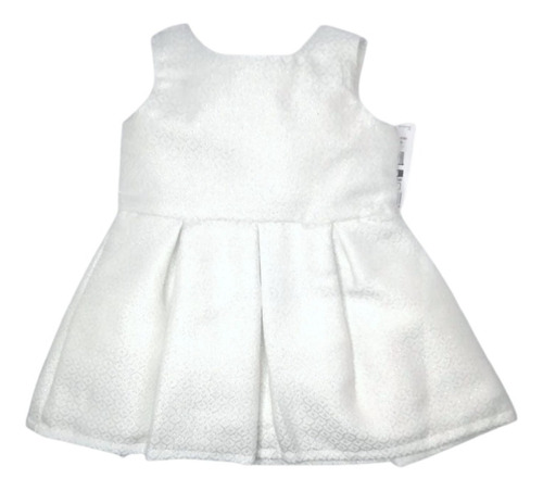 Vestido Carters Blanco Rn 3m Bautizos Toda Ocasión Niña D. G