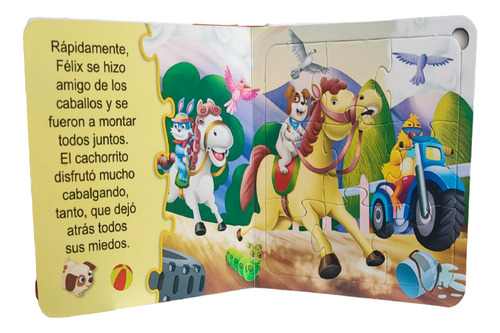 Libro Interactivo Infantil Cuento Félix Y Los Caballos