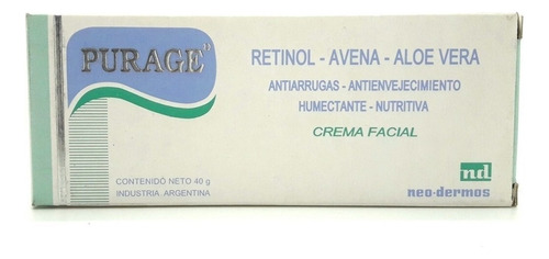 Neo-dermos Purage Crema Facial Antienvejecimient Arrugas 40g