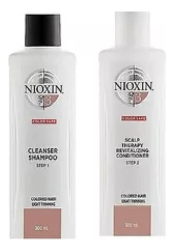 Shampoo + Acondicionador Nioxin N° 3 De Tratamiento Capilar