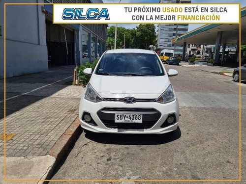 Hyundai I10 Grand I10 Sedán 2015 Blanco 4 Puertas