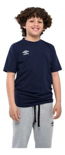 Remera Manga Corta Basik Umbro Junior Niños