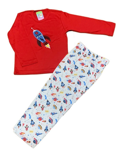 Pijama De 2 Piezas Para Niños Tallas 2t A 6t