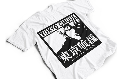 Camiseta De Algodón Para Adulto Estampado Anime Tokyo Ghoul