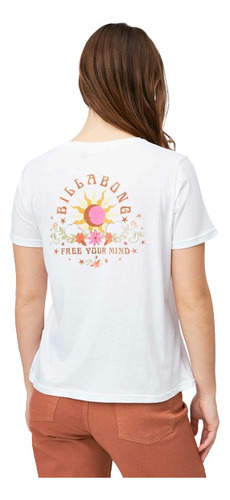 Remera Billabong Free Your Mind Mujer