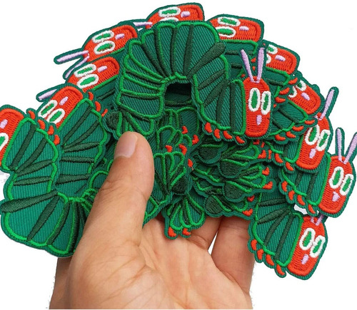 2.7x2 12pcs Very Hungry Caterpillar Iron On Parches Bor...