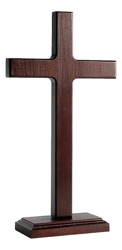 ~? Kuxbet Cruz De Pared De Madera Con Soporte Para Colgar O 