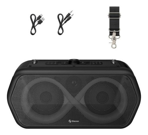 Bocina Bluetooth Boombox Xbass Tws Negro