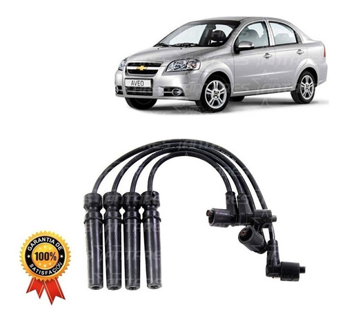 Juego Cables Bujía Para  Chevrolet Aveo 1.4 2004 2015 