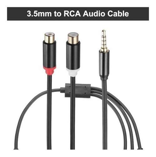 Cable Dmiotech 35 Mm A Rca, Trs De 1 Pie Masculino A Rca Y