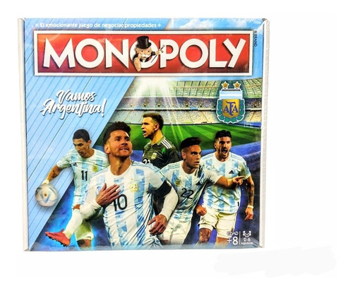 Juego De Mesa Monopoly Afa Popular Selección Argentina 