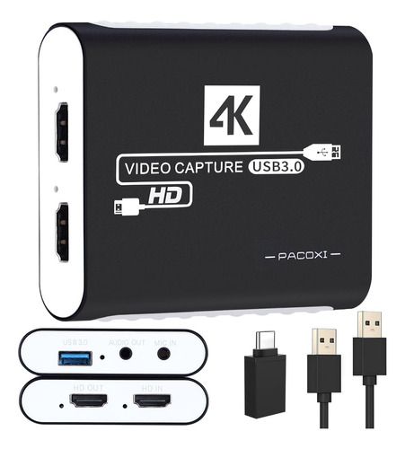 Capturadora De Video Usb 3.0 1080p Para Juegos Y Streaming