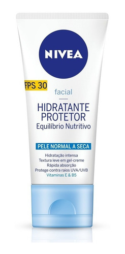 Hidratante Protetor Facial Nivea Pele Normal A Seca 50g