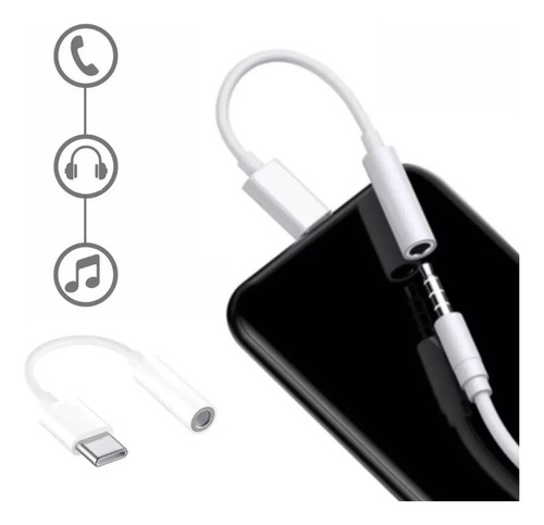 Cabo Adaptador P2 Para Usb Tipo C Para Celular